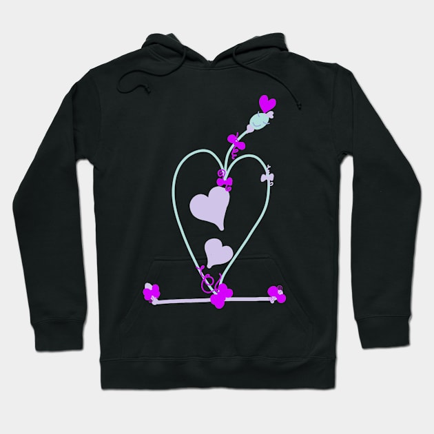 IN LOVE LIKE ROMANTIC ROMY Hoodie by aroba